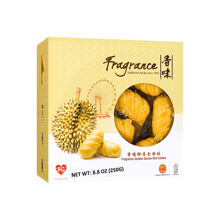 Golden Durian Roll Cookie 250 g 榴槤金條酥