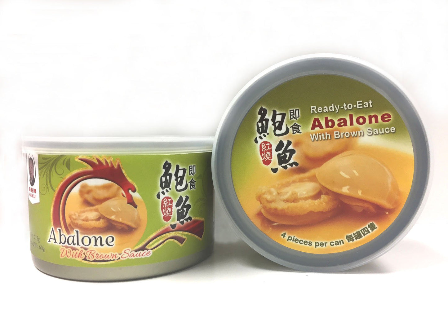 海魁牌 - 即食紅燒鮑魚 - 六罐禮品裝 (每罐4隻) HAIKUI Ready-to-eat Abalone 4pcs Gift Set (pack of 6) #2009a