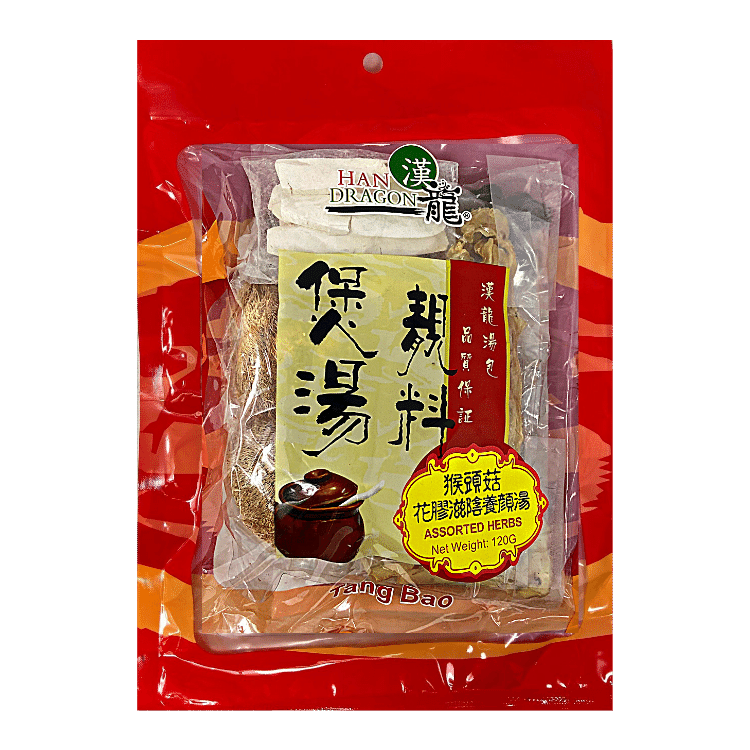 煲湯靚料 - 茶樹菇羅漢果袪痰火湯 Assorted Herbs for Phlegm Clearing Soup 120 g #32017