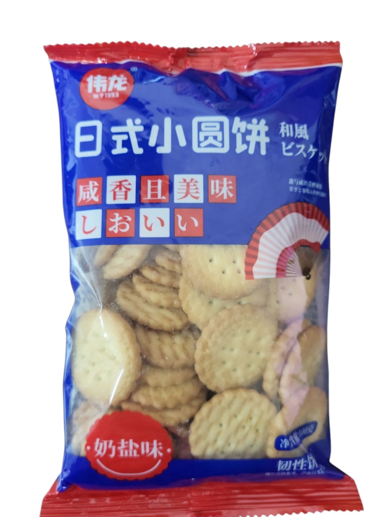Weilong Biscuits (Japanese Round Biscuits) 【伟龙】 日式小圆饼 100g #5039