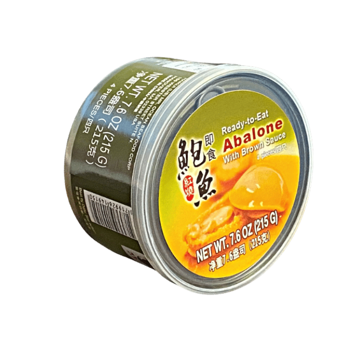 Ready-to-eat Abalone w/Brown Sauce (4pc/can) 即食鮑魚4隻