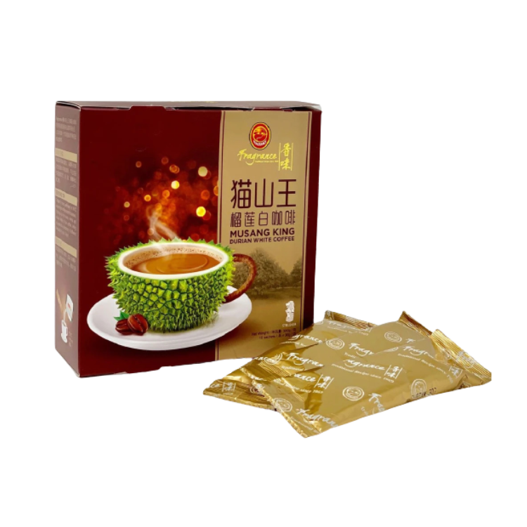 Musang King Durian White Coffee (10 packets x 30 g) 貓山王榴槤白咖啡#1217