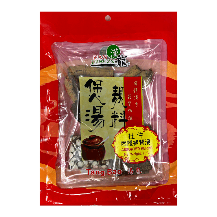 煲湯靚料 - 杜仲固腰補腎湯 Assorted Herbs for Kidney Reinforcing & Strengthening Resistance Soup 70 g #32011