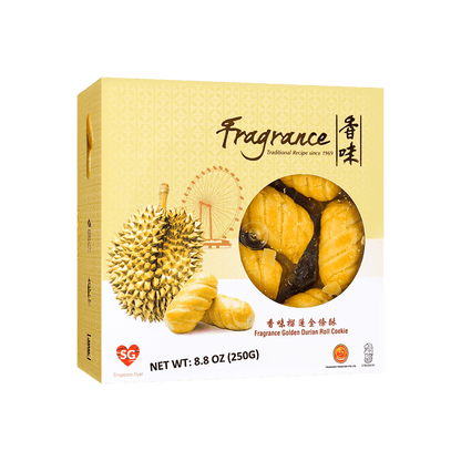 Golden Durian Roll Cookie 250 g 榴槤金條酥