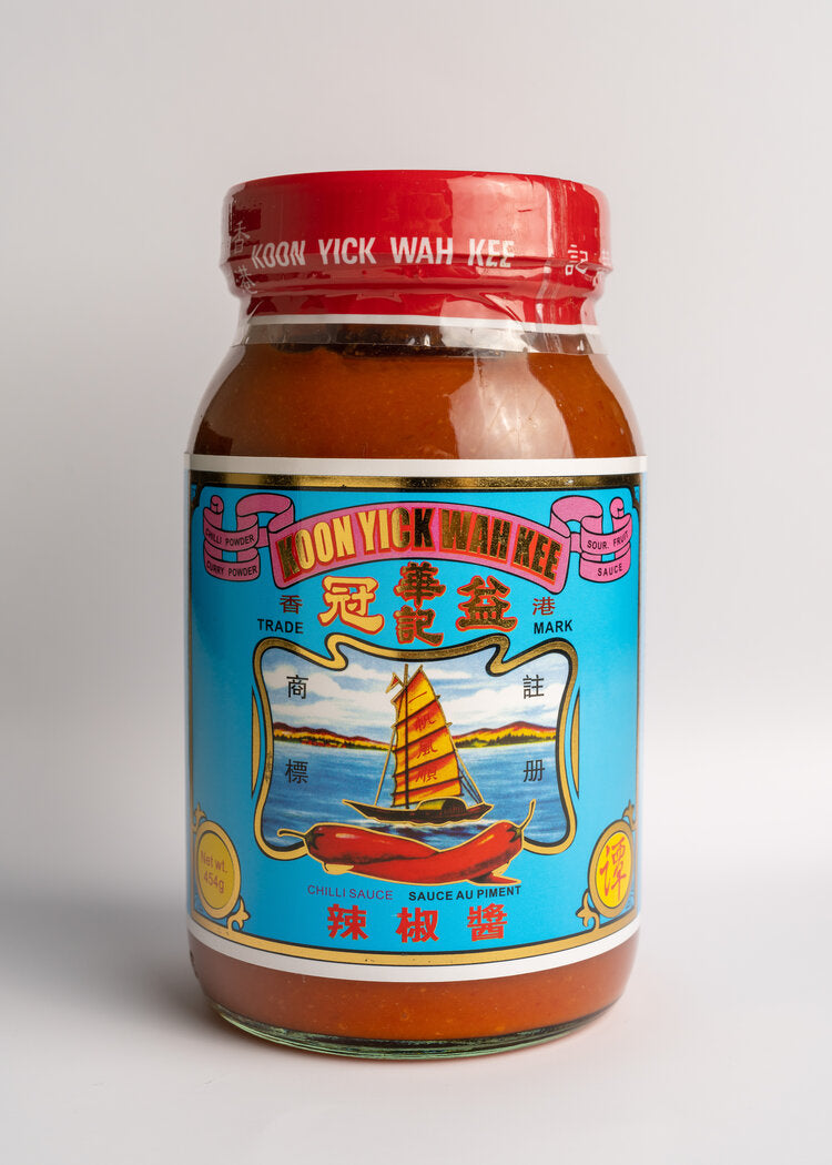 Hong Kong Koon Yik Chili Sauce (L-jar) 香港製造 冠益華記辣椒醬 (大罐) 454 g