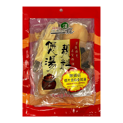 煲湯靚料 - 猴頭菇螺片滋陰養顏湯 Assorted Herbs w/Monkey Head Mushroom & Sliced Whelk for Body Nourishing & Skin Rejuvenating Soup 120 g  #32019B