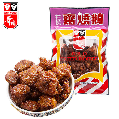 [港式零食] 華園 - 柱侯齋燒鵝 WAHYUEN Fried Dough BBQ Flavor 80 g  #5106