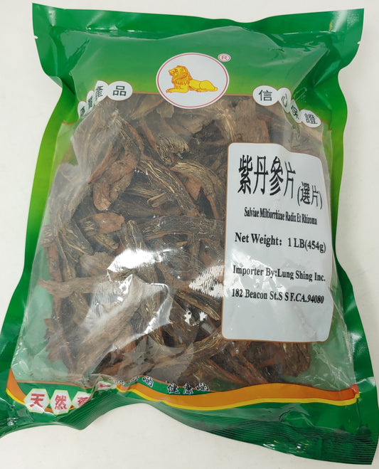 紫丹參片 1 磅 - 活血強心 涼血袪瘀 Salviac Miltiorrhizae Radix Ex Rhizoma 1 lb  #85010L