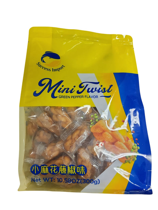 小麻花藤椒味 Mini Twist (Green Pepper Flavor) 300g   #5301
