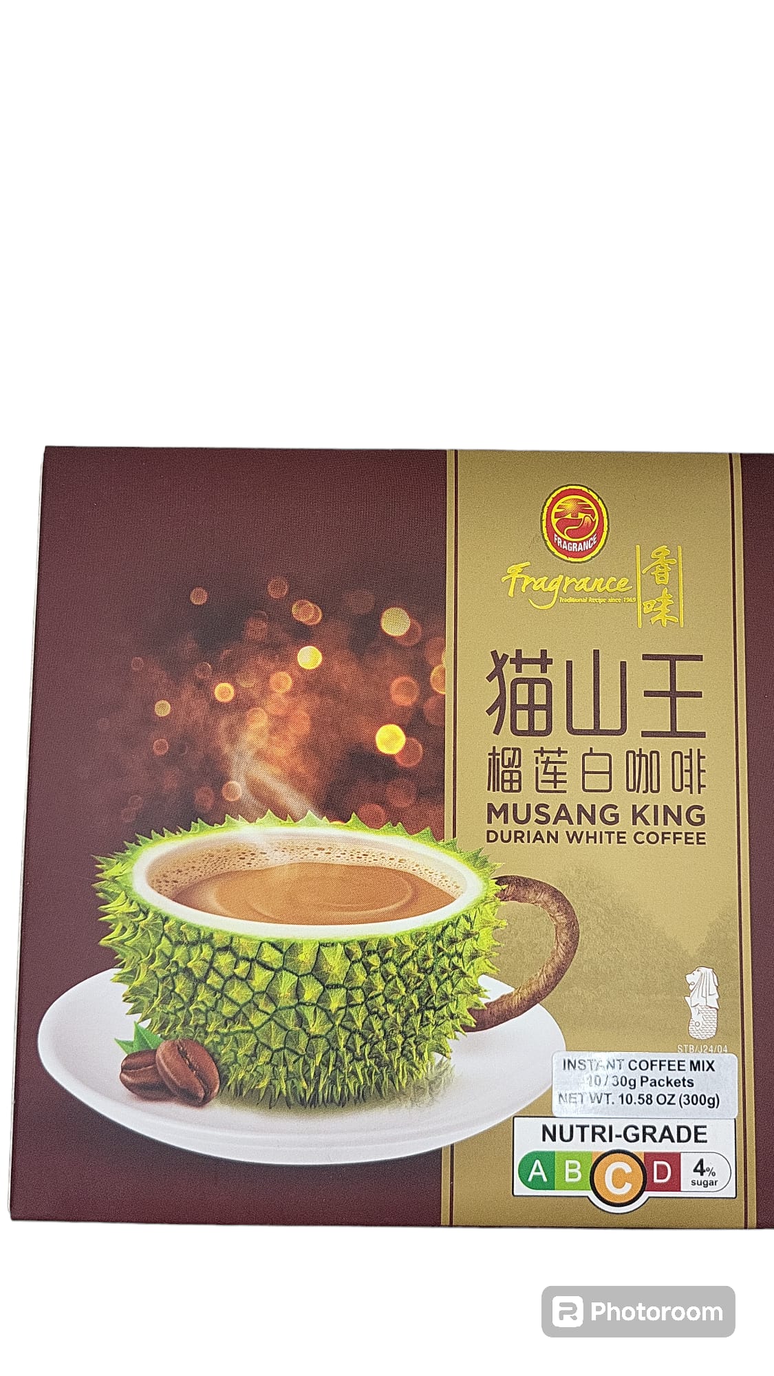 新加坡香味 - 貓山王榴蓮白咖啡 FRAGRANCE Musang King Durian White Coffee #1217