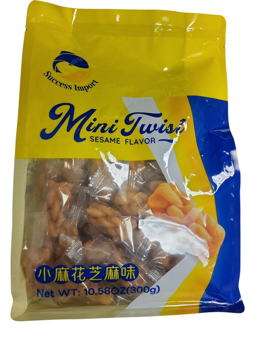 小麻花芝麻味 Mini Twist (Sesame Flavor)  300g   #5302