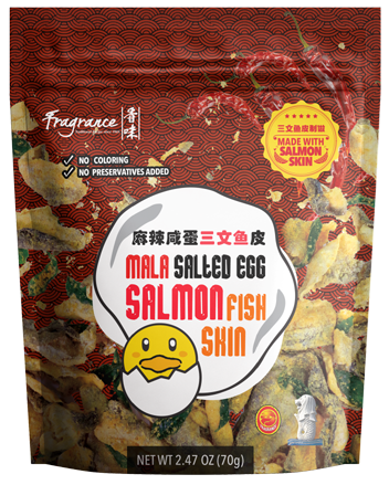 Mala (Spicy) Salted Egg Fish Skin (70g)