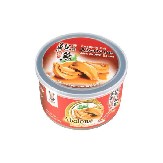 Ready-to-eat Abalone w/Brown Sauce 5pcs/can 即食鮑魚5隻