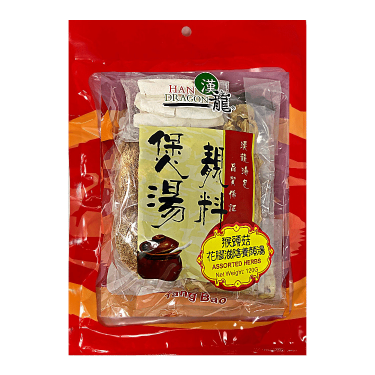 煲湯靚料 - 猴頭菇花膠滋陰養顏湯 Assorted Herbs for Body Nourishing & Skin Rejuvenating Soup 120 g  #32019