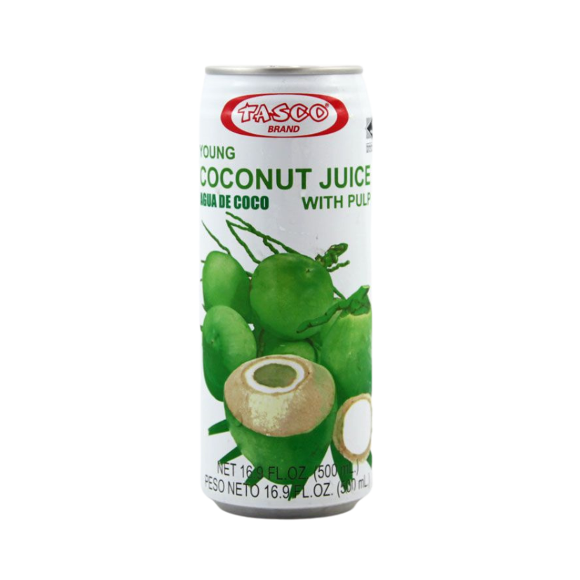 TASCO Young Coconut Juice with Pulp 16.9 oz 粒粒果肉椰青水